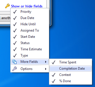 Show or hide fields customization feature Show or hide fields customization feature