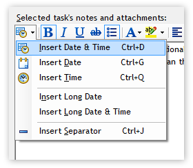 Notes Insert Date