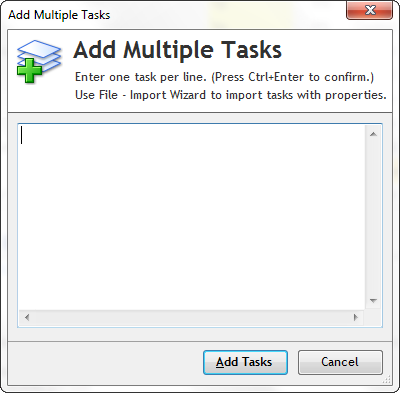 Add multiple tasks