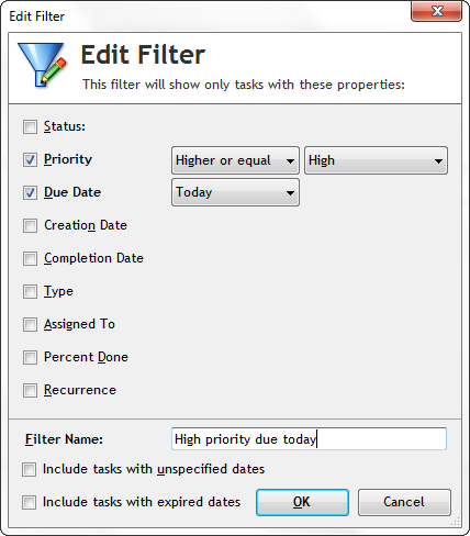 Edit Filter
