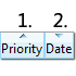 Sort to-do lists by multiple column, eg. by priority first, then by due date