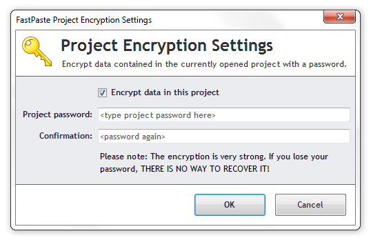 Encryption of FastPaste Project
