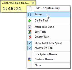 Time Tracking feature